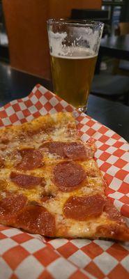 It may look like an average slice of pizza until you bite into it...then you taste the difference, pure YUM, every bite.