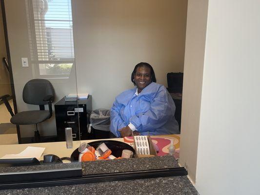 Patricia was my Awesome Phlebotomist