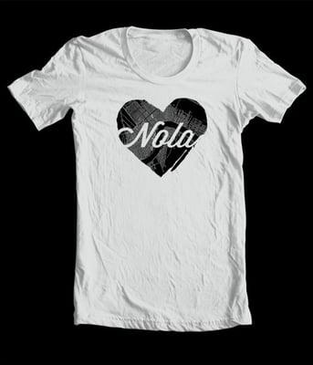 Award-winning Nola for Life t-shirt design.