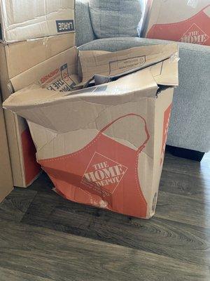 Just one of several collapsed boxes