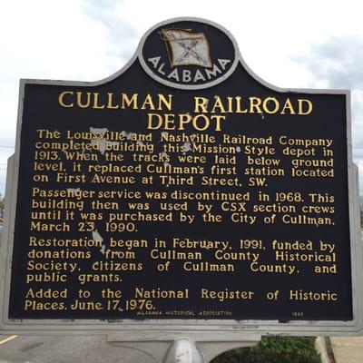 West side of marker.