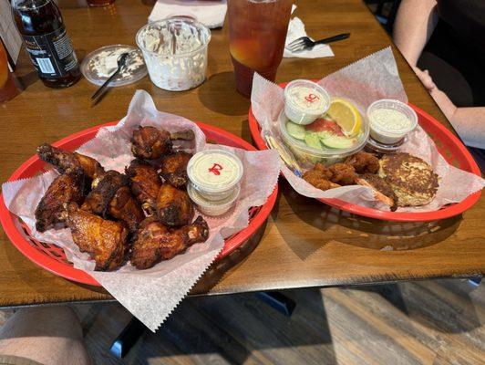 Smoked wings and the deck boy