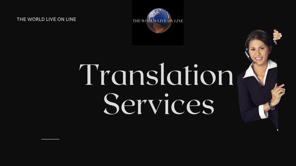 The World Live on Line- Translation Services