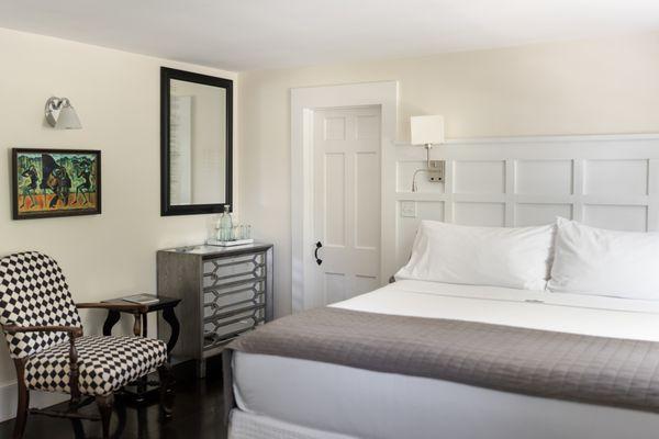 Deluxe King room #3 is on the second floor of the inn and receives great morning sun.