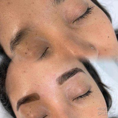 Eyebrow waxing + Tint