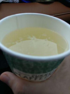 Organic honey and lemon tea