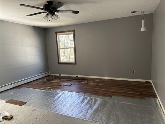 vinyl flooring installation