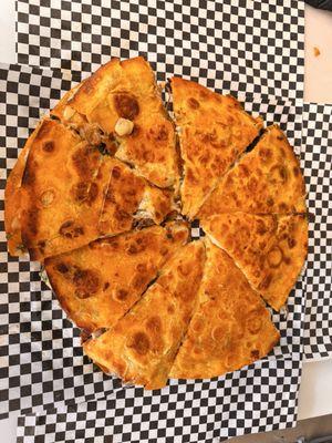 Great food the just add the pizza birria with 2 consomés great price and delicious