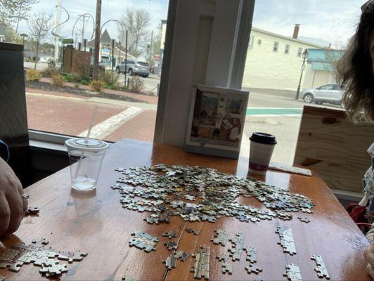 Come help finish the puzzle, too!