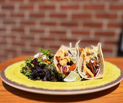 Tandoori chicken taco special.