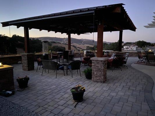 Pavers,wall and columns