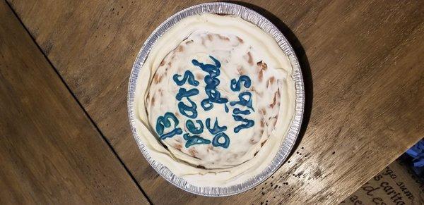 13 years of good vibs. This is the cookie for my son's birthday party.