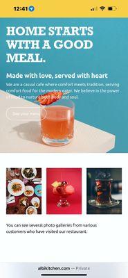 See their showcase of "several photos of customers who visited" but all of them are fake and found online