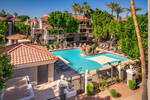 Resort Style Swimming Pool at San Marin at Civic Center