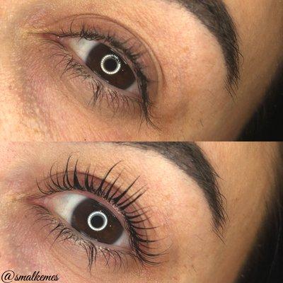 Elleebana lash lift and tint