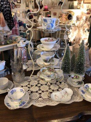 Various teacup and saucer set $12-15