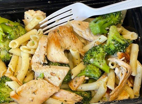 Chicken Broccoli. Gluten Free Penne. Grilled Chicken.