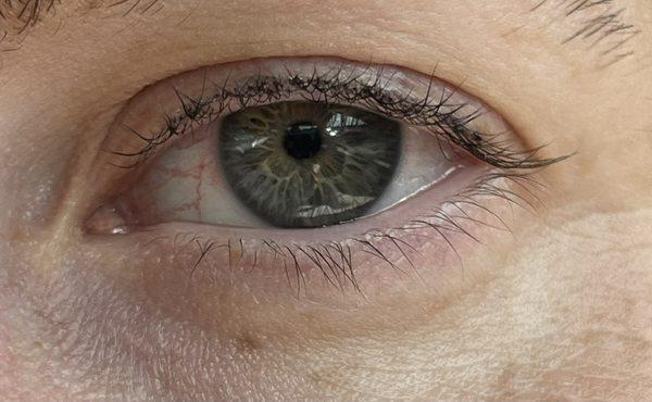 After Lash lift and tint