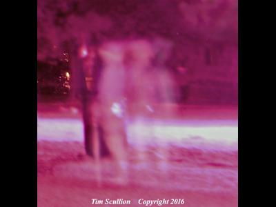 These three 18th century ghosts, complete with tricorner hats were captured in the field in front of Colonial Williamsburg's Powder Magazine