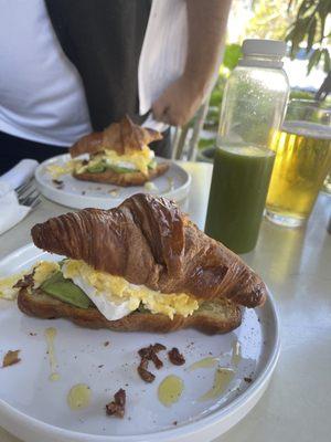 Egg, Brie, bacon and avocado