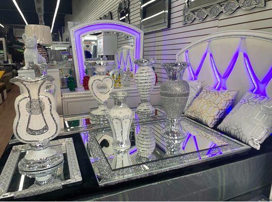 Bedroom set and decor