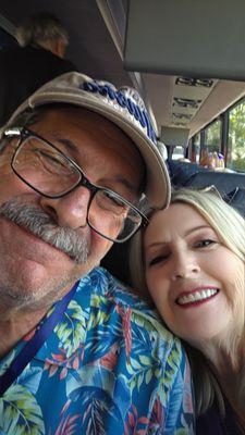 On our way back from the Ling Beach port.