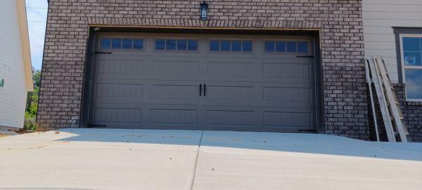 garage doors after installation