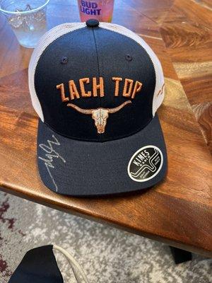 Autograph hat
