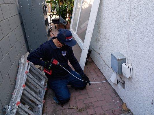 SNAKING ANOTHER CLOGGED DRYER VENT