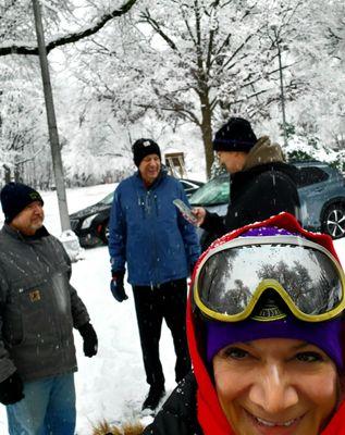 Before the 3 mile hike in the new snow - 12/14/2025