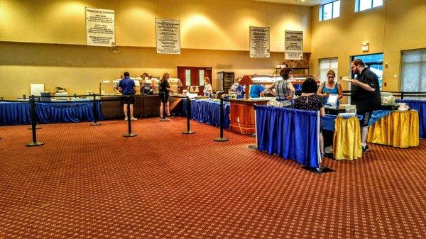 Food line empty after hours