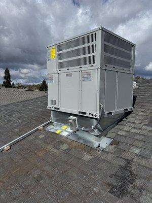 Rooftop Packaged Unit Installed