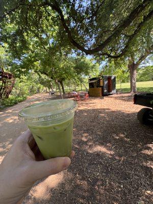 Cheers to a shady spot to enjoy coffee Thurs thru Sunday morning in Pease Park