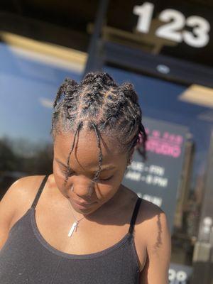 Loc Retwist and style