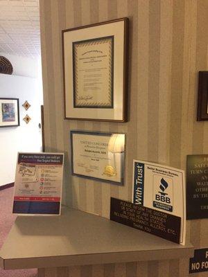 All kinds of support comes with this dental office.