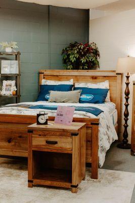 Lewiston Bedroom shown in Rustic Hickory