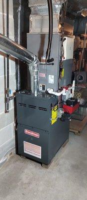 Gas furnace in a condominium in Farmington CT Dynamic Mechanical heating service repair and replacement