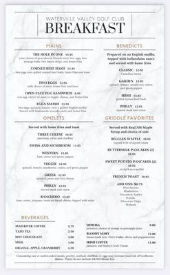 Waterville Valley Golf Course