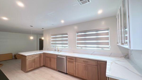 White Oak shaker Cabinets in FX Cabinets