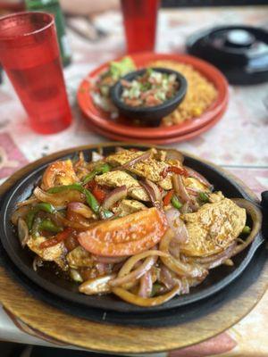 Chicken fajitas