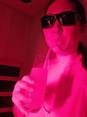 Red light and enzymes