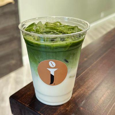 Iced Matcha Latte.