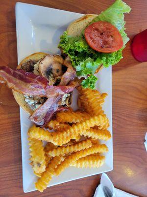 1/3 lb Jack Nicklaus burger w/ fries