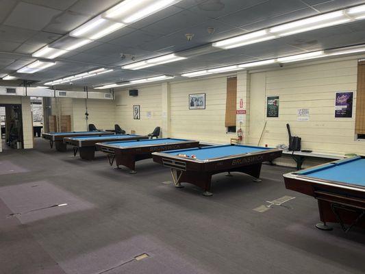 Back room I played in. There are a couple tables behind this and then there is a front room with maybe 5-6 tables.
