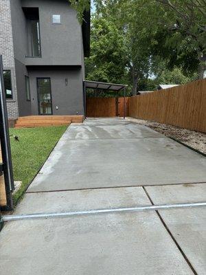 Pressure on power washing