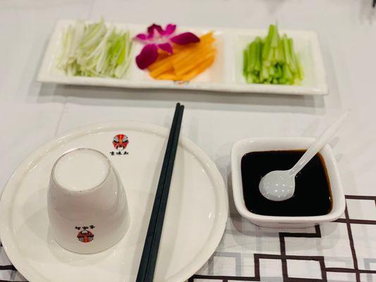 Looking forward to the roasted Beijing duck