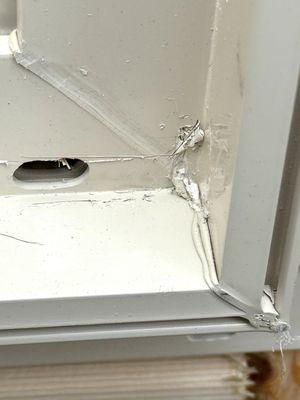 bottom right corner outside