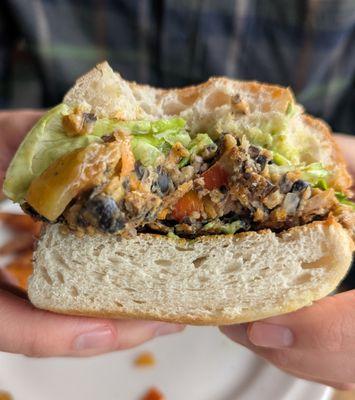 Black bean burger