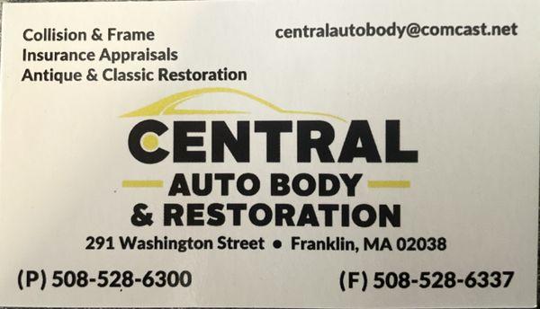 Central Auto Body Shop
