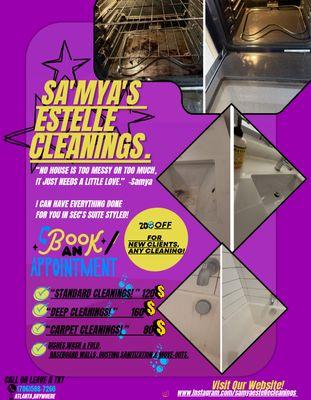 Sa'Mya's Estelle Cleanings